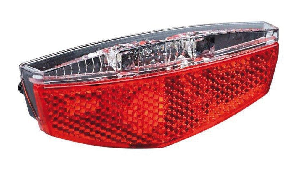 Luce post. LED p. e-bike BÜCHEL Tivoli 6-48V, fiss. portapacchi