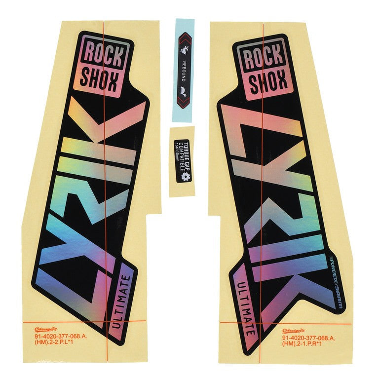 Forc. DecalKit RockSh.Lyrik Ult. 27/29" 11.4018.105.049,pell.Rainbow gloss p.ner