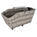 Cesta de correos. KLICKfix Structura GT 44x24x20cm,vr/gr,trenzado,c.Korbkl