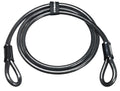 Trelock ZS 180 Kabel mit Schlaufen, 180 cm lang, Ø 12 mm, schwarz