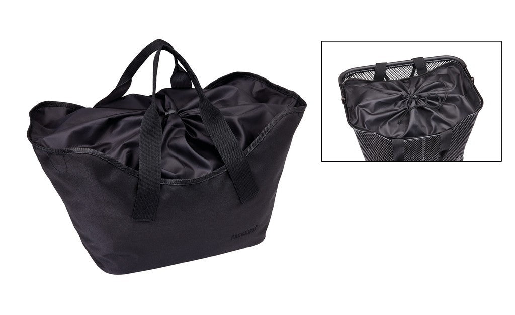 Bolsa interior para cesta Racktime Lea 24x30x22cm, negra, 16l
