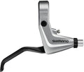Maneta de freno izquierda Shimano BL-T 4000LS, plateada, de 2 dedos, para V-Brake