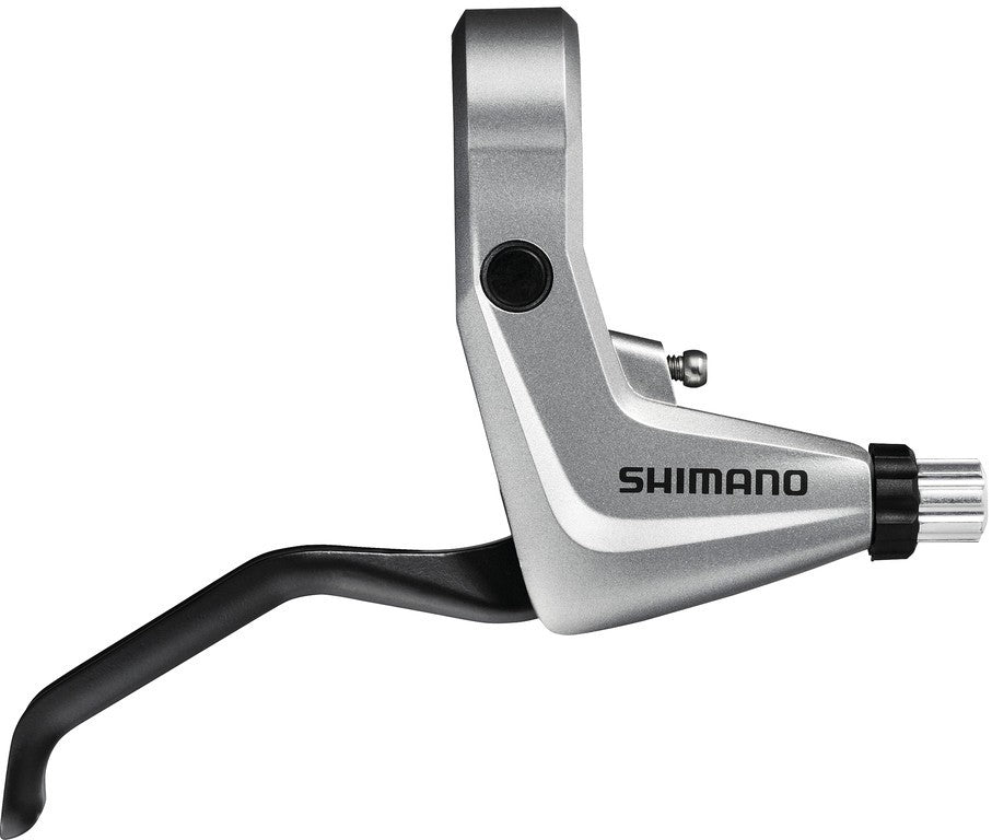 Maneta de freno izquierda Shimano BL-T 4000LS, plateada, de 2 dedos, para V-Brake