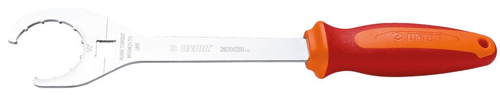 Chiave per mov. centrale Unior per BSA30 rosso, 2620/2BI-US