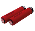 Manopole SRAM Foam 129mm, Ø 22mm, singola, rosso/nero