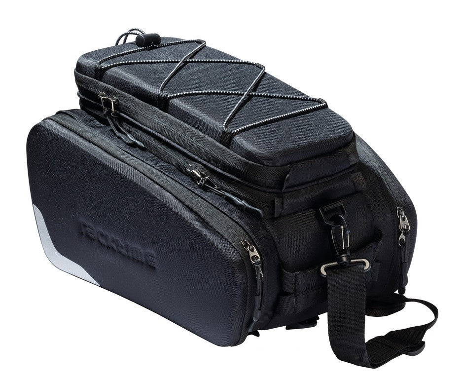 Racktime System Fahrradtasche Odin schwarz, 37x24/30x24cm, 8-11l, 1060g
