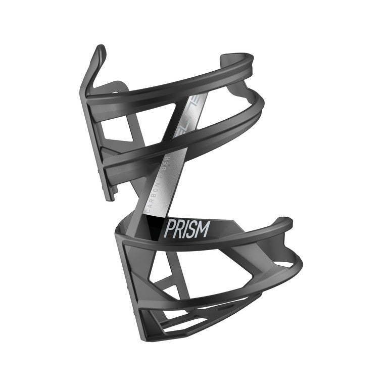 Elite Prism Carbon Flaschenhalter, matt schwarz, rechts