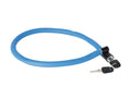 Candado de cable AXA Resolute 60/6, longitud 60 cm, Ø6 mm, azul petróleo