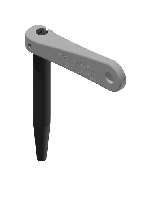 DT Swiss Halbklingen-Speichenträger, silber, 1,3–1,6 mm