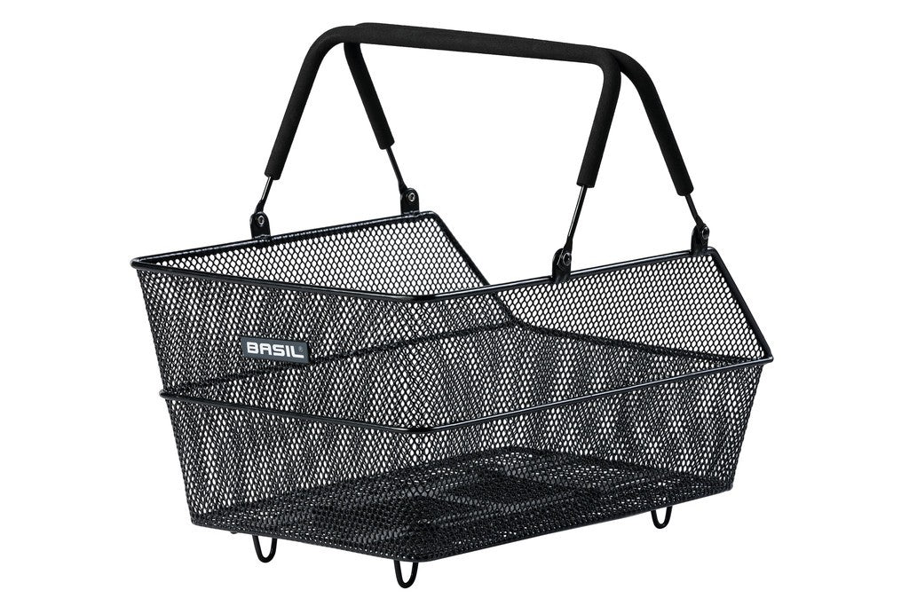 Basil Cento MIK Heckkorb, schwarz, Str.-Glieder, Stahl, MIK