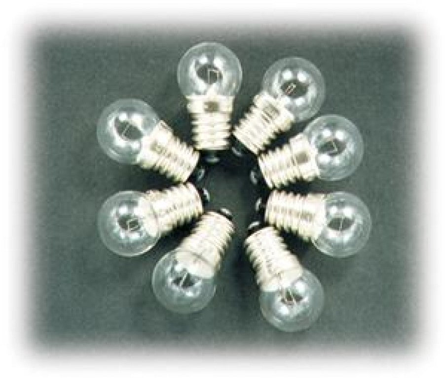 6V 0,6W Rücklichtbirne, 10 Stück