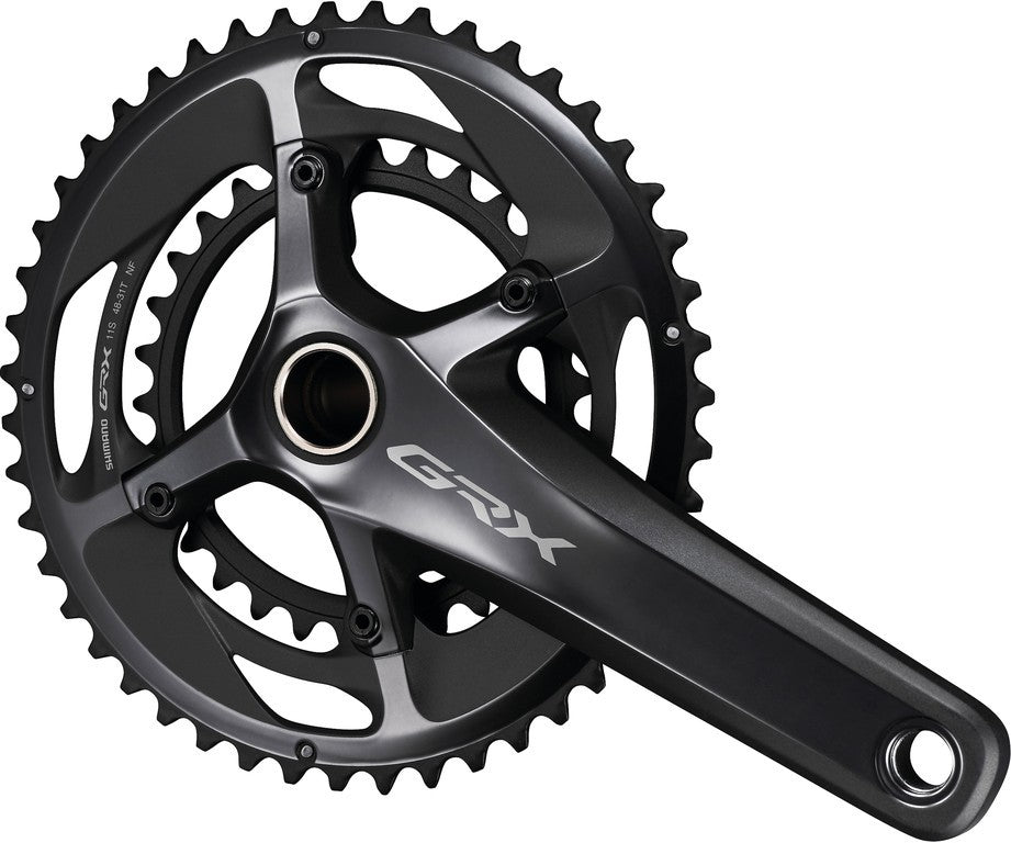Guarnitura Shimano GRX FC-RX8102 11v.,31/48d,175mm,nr,in 2pz.,s.cusc.