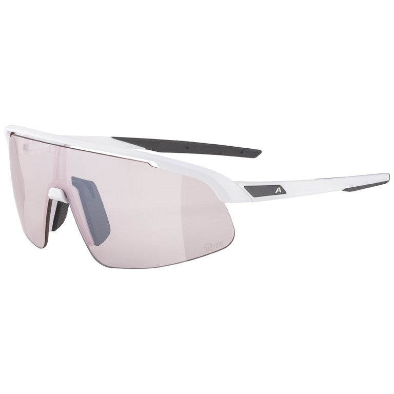 Alpina TurboProS Q-Lite bnc op Sportbrille, rosa verspiegelte Gläser, Kat. 1
