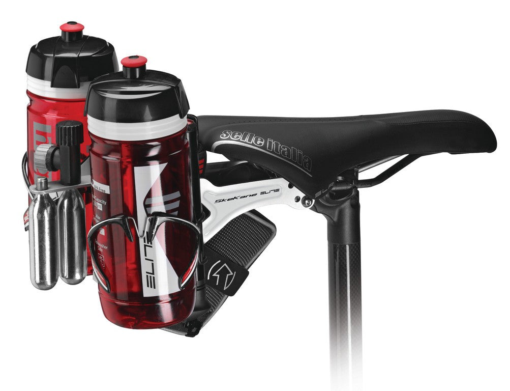 Kit portaborraccia Elite Skekane alluminio, nero