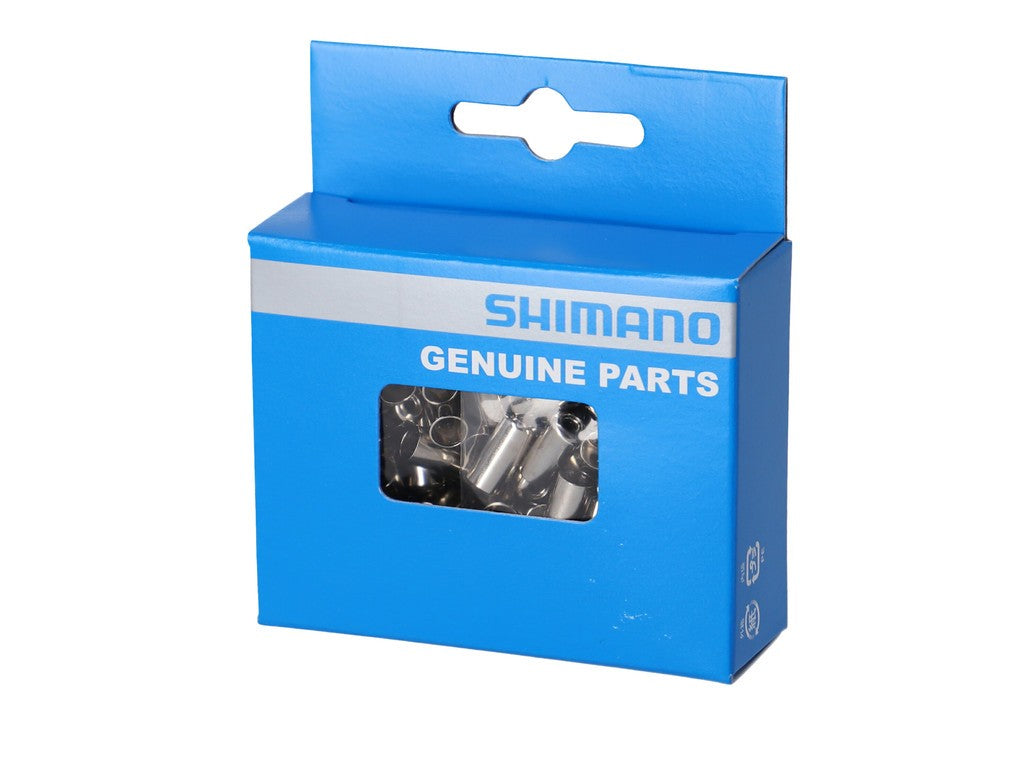 Shimano Endkappe für Außenhülle Ø 6 mm, Innenhülle Ø 5,1 mm, 1 Karton = 100 Stück.