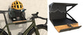 Gancio da parete Peruzzo Bike Kit Box nero, supporto a muro per bici