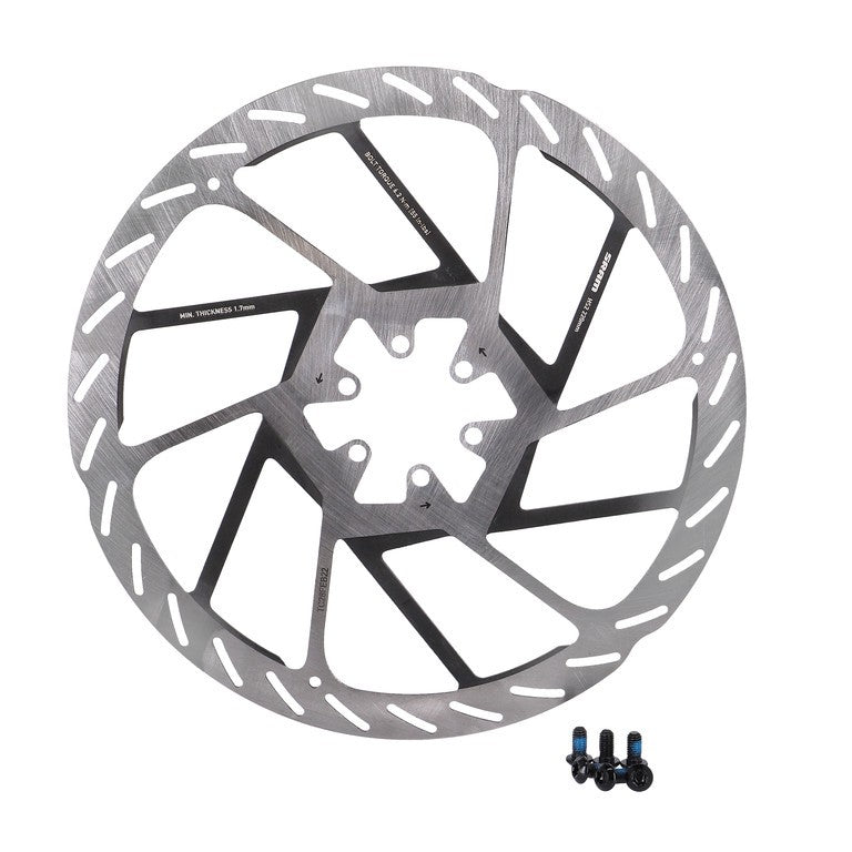Disco freno SRAM DB HS2 Ø220mm, arg, 6 fori, arrotondato
