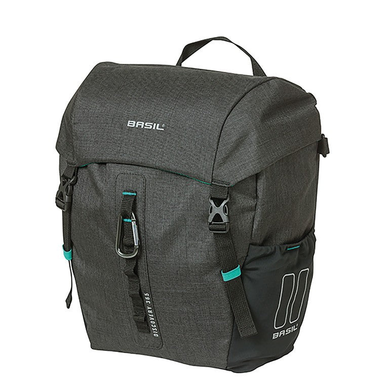 Einzelbeutel Basil Discovery 365D M schwarzes Nahkampfnetz, 9 l, MIK Haken