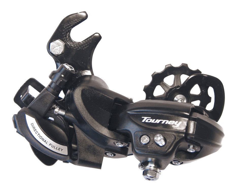 Desviador trasero Shimano Tourney RD-TY500 de 6/7 velocidades, con adaptador, caja larga