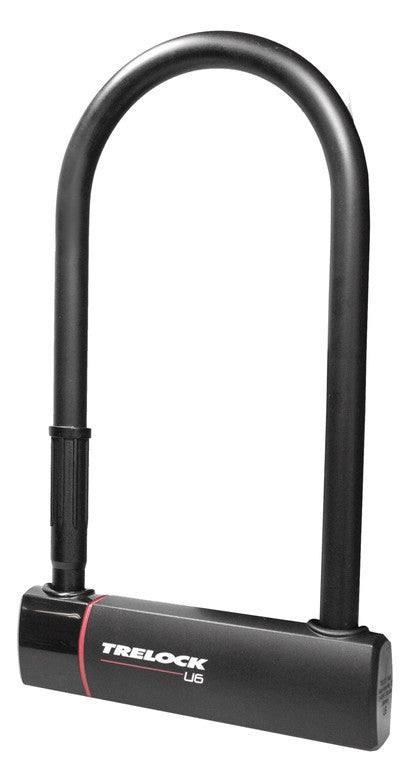 Candado arqueado Trelock U6 10,8 x 23 cm, Ø16 mm, negro
