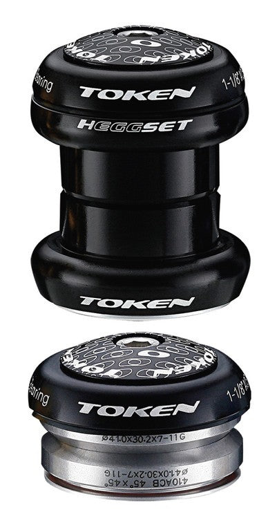 TOKEN hEGGset AHead serie sterzo 2in1 1 1/8" nero (34/41mm)