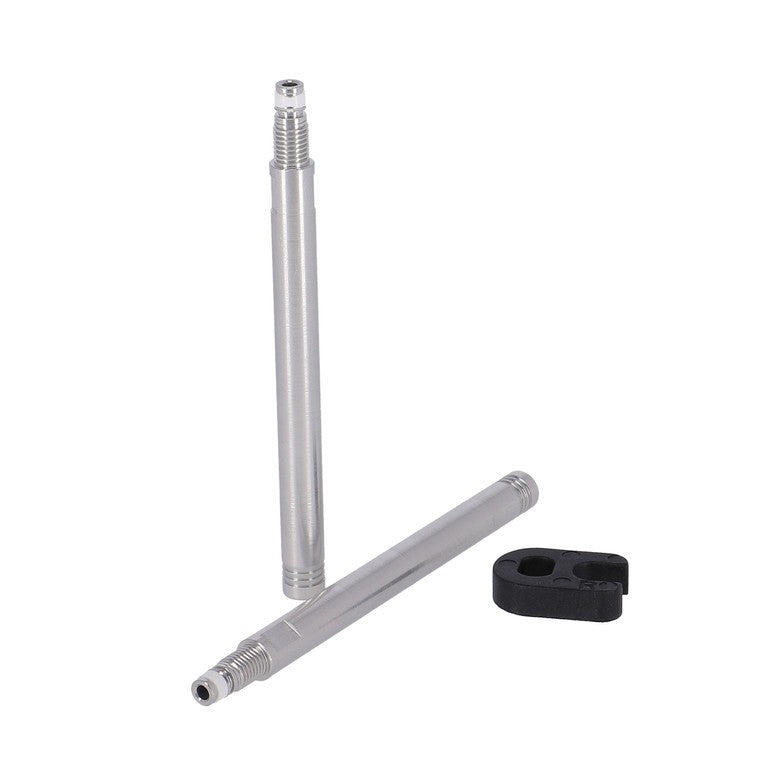 Extensión de válvula Conti 60mm, plata, aluminio, 2 piezas