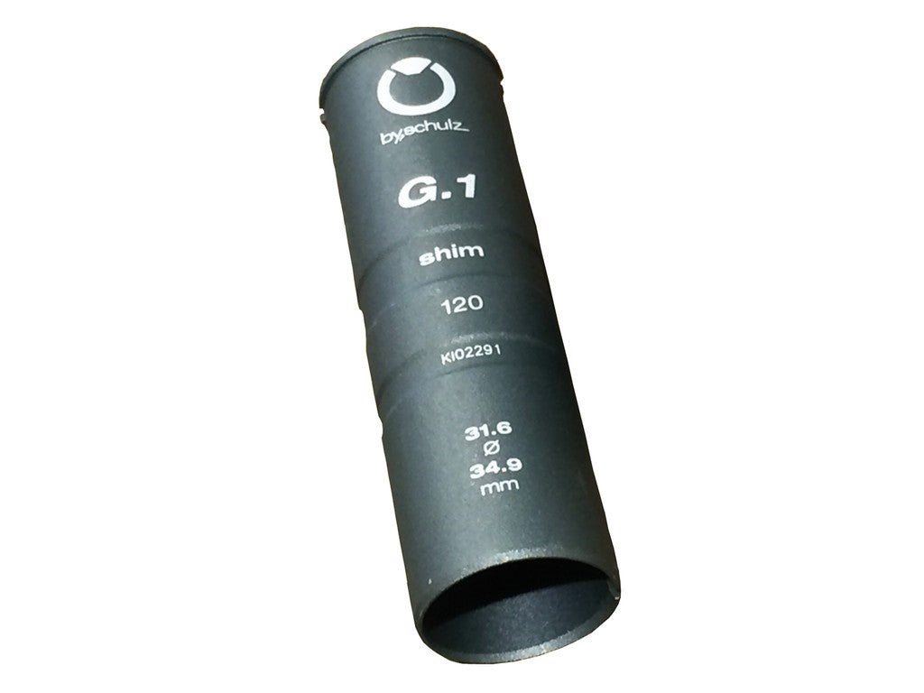 Reduzierbuchse von Schulz Ø31,6/ Ø34,9 mm, 120 mm, grau, alle