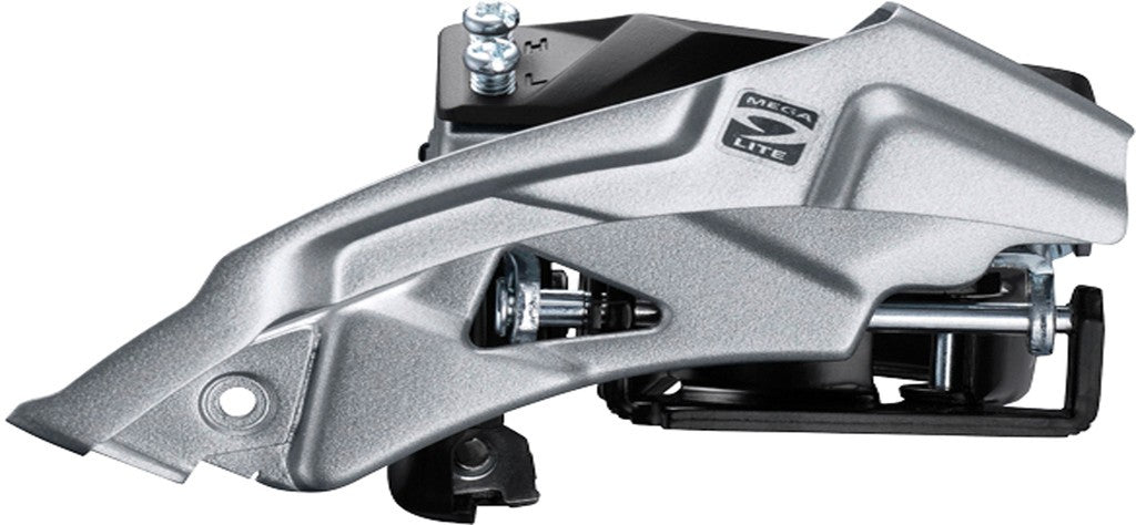 Umwerfer vorne Shimano Dual Pull FD-M2000 Top Swing 66-69°, 34,9/31,8/28,6 mm, 3x9 V.