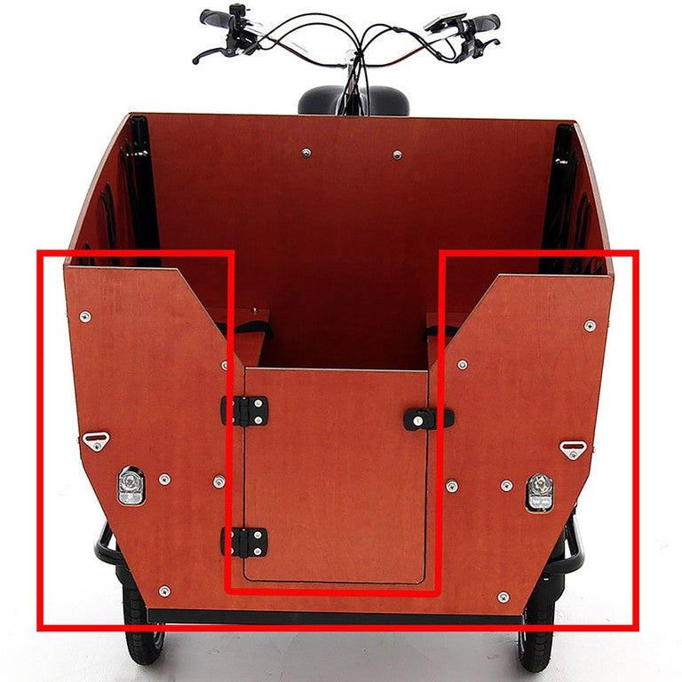 Pannello lato anteriore Babboe Max-E, legno