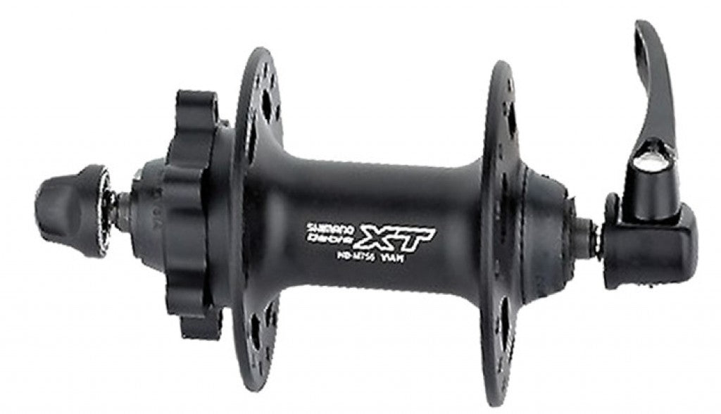 Mozzo RA Shimano Deore XT Disc HBM756 100mm, 36 fori, p. att. 6 fori, nero