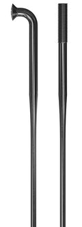 DT Revolite® 2,0 x 1,3 x 284 mm Flachspeichen, 20er-Pack, schwarz, J-Bogen, Edelstahl