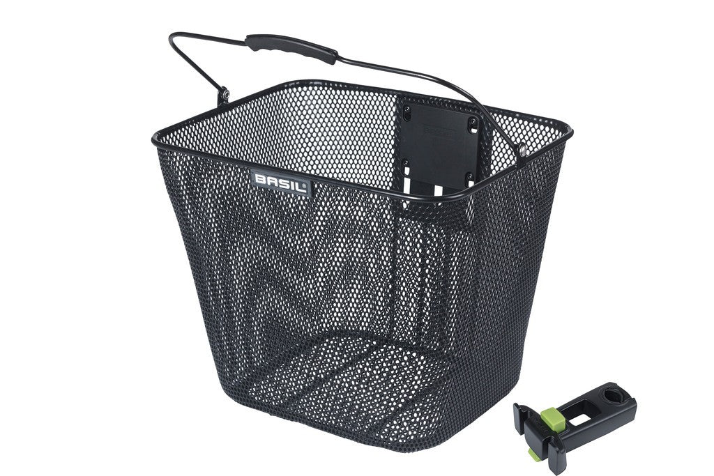 Basil Bilbao Frontkorb Nr., Feinmaschig, Stahl, KF, mit Unterstützung.