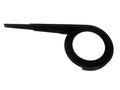 Protector de cadena de bocina 18, 1 ala, 38 dientes, negro, 1 velocidad, sin accesorios