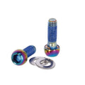SRAM-Schrauben für Zubehör-Bremssattel, Edelstahl, Regenbogenfarben, 2 Stück, Standardbefestigung