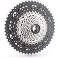 Juego de piñones Miche XM 12 de 12 velocidades, 11-51, con Shimano, color plateado