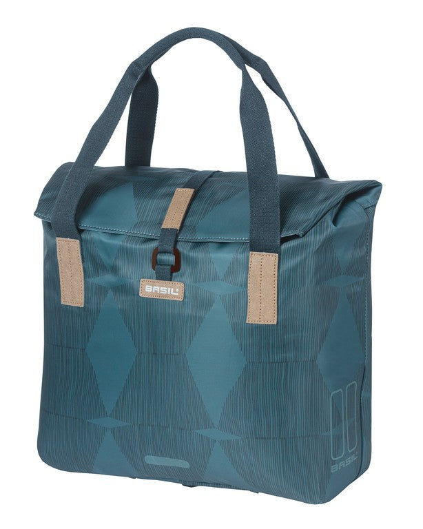 Shopper bici Basil Elegance estate blue, 13x36x33cm, 20-26l