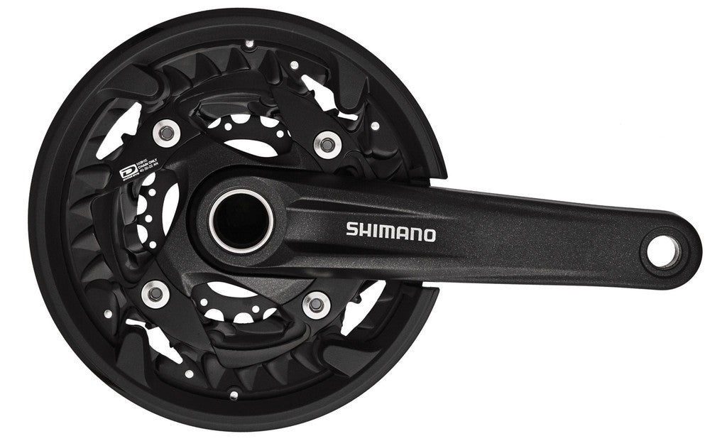Guarnitura Shimano FC-MT500 10v,40/30/22d.,175mm,nr,c.parac.,a.fiss.