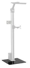 Piastra per cavall. di montaggio 1693EL1 acciaio, 740x740x20mm
