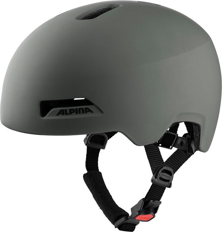 Alpina Haarlem Fahrradhelm, Kaffeegrau, Matt, Größe 57-61 cm