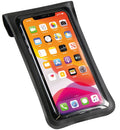 Funda para smartphone KLICKfix Light M negra, 11 x 18,5 cm, 80 g, adaptable a Quad Mini