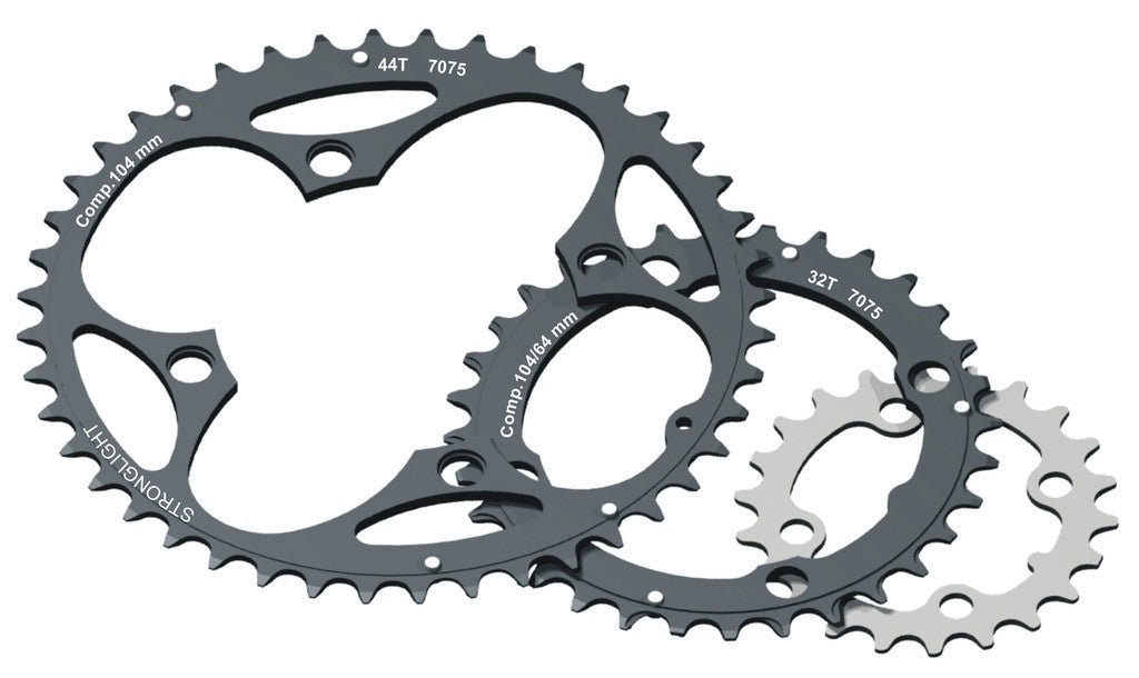 Kettenblatt Stronglight MTB 104/64 mitte 32 d. 7075-T6 schwarz