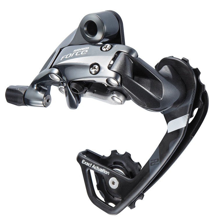 Der. post. SRAM Force22 11vel, gabbia media, arg