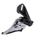 La cuña delantera Deore FrontPull FDM4100D Side Swing, 66-69°, 2x10 Fach, montaje directo.