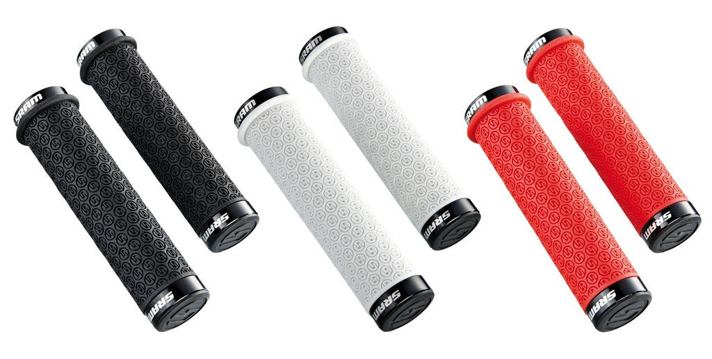 SRAM DH Silikongriffe 139 mm, Ø 22 mm, doppelt, rot, Silikon