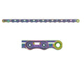 Cadena de cambio SRAM Red E1 Flattop de 114 eslabones, 12 velocidades, PowerLock, Rainbow