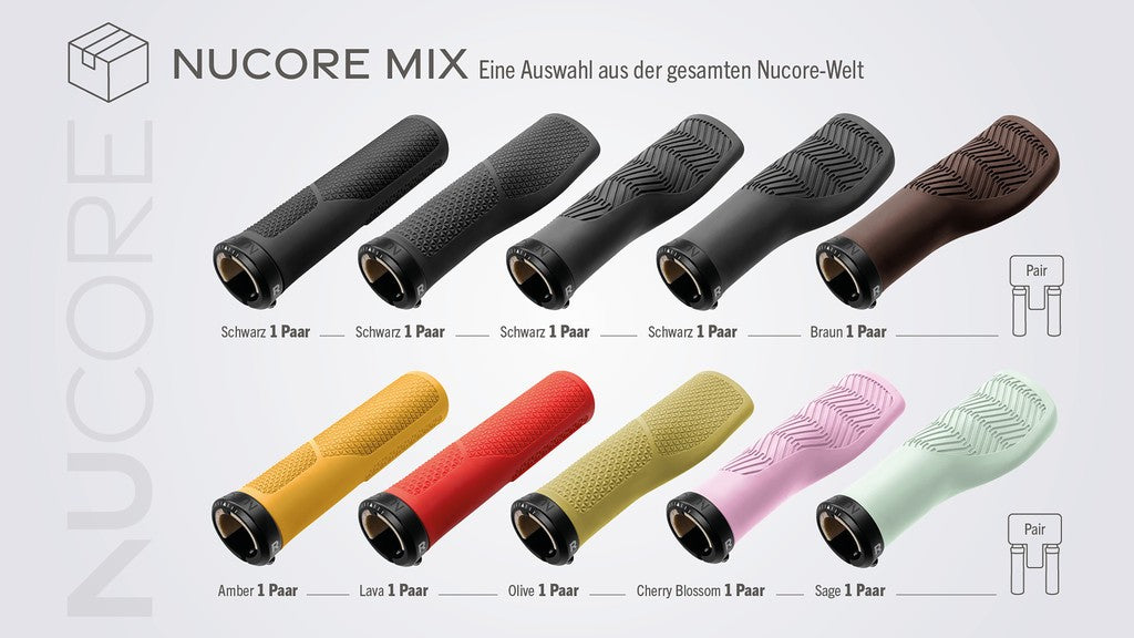 Manop. HERRMANS Nucore Kampagnen Box Mix Nucore Mix, col.,130mm, Ø22mm, DD48 BL+BR