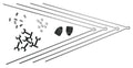 Paar V SKS SECU Chromopl.RA+RP Schrauben für Kunststoff-Schutzbleche 10184