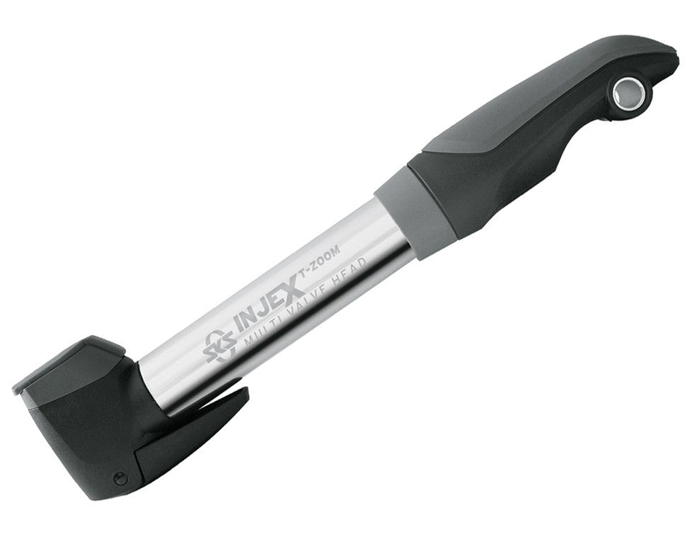 Mini pompa SKS Injex T-Zoom VD/VP/VS, 256mm, arg/nr, MultiValveHead