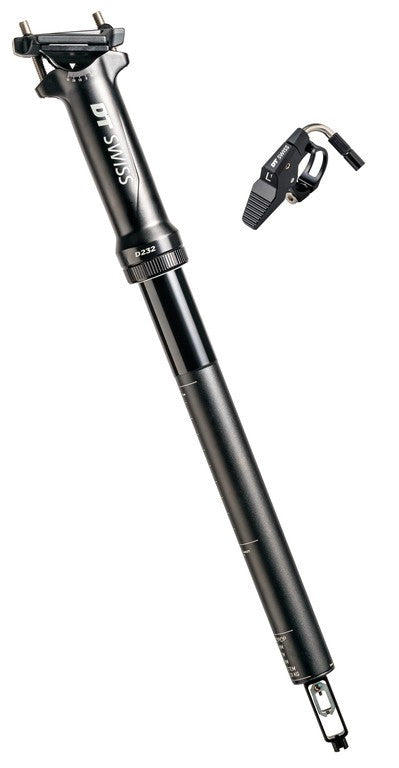Teleskop-Sattelstütze DT Swiss D232 Ø27,2 mm, 400 mm, schwarz, Aluminium