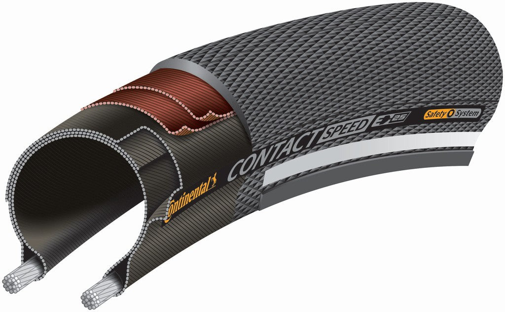Conti Contact Speed ​​28" 700x42 C (40 C) 42-622 Reifen, schwarz